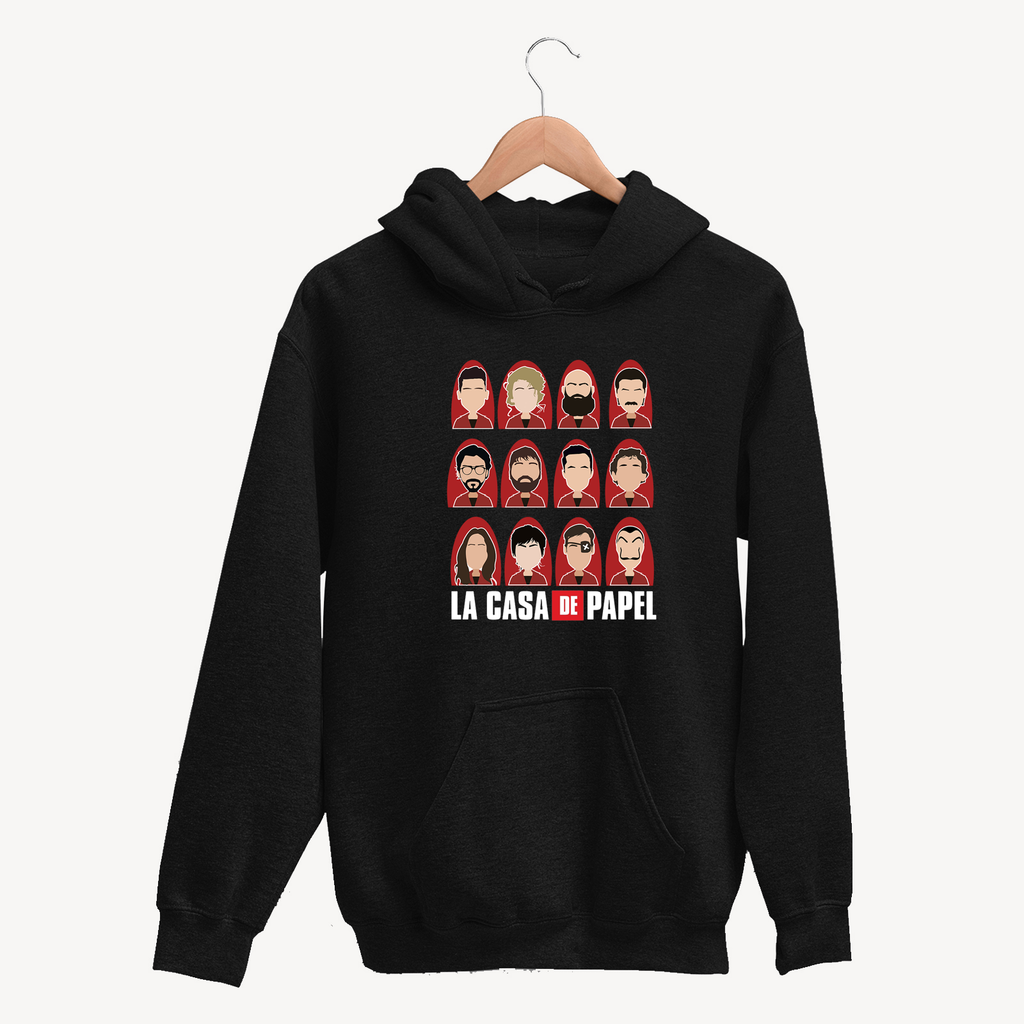 Money Heist Hoodie Hoodie Casa De Papel Money Heist Characters