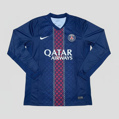 PSG Home jersey with Qatar Airways logo 25 26 season
