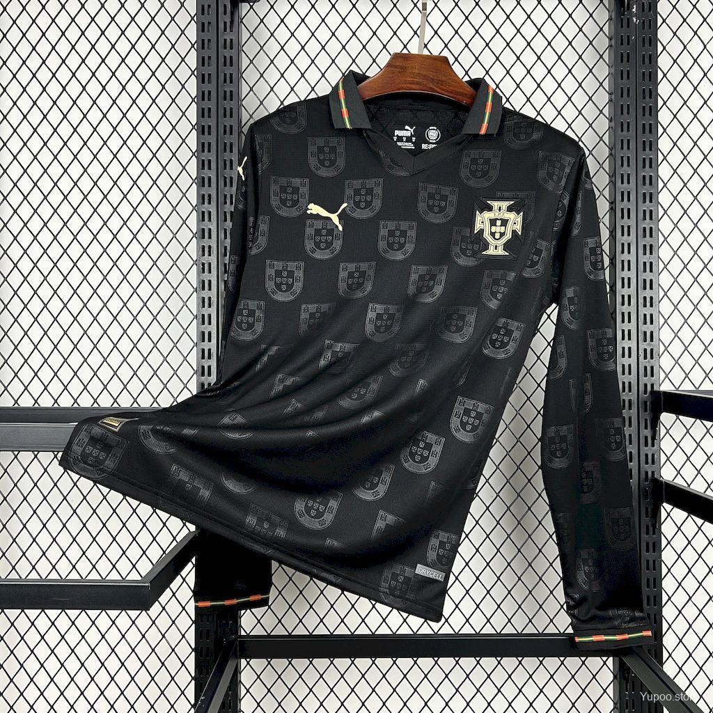 Portugal Black Special Edition Jersey 25 26 Season FULL SLEEVE
