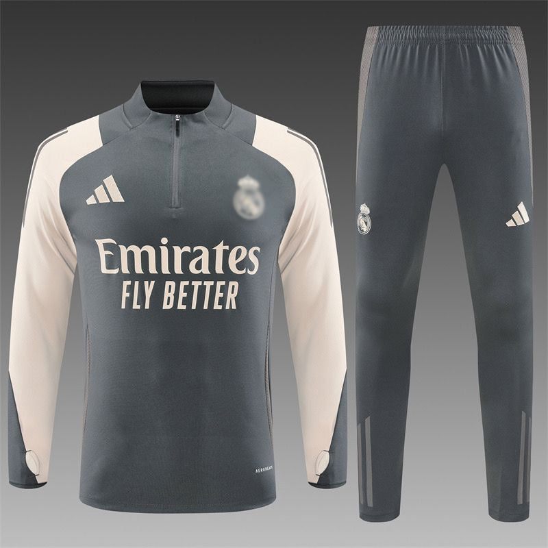 RL Madrid Grey Training Suit 24 25 Season