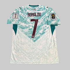 Portugal RONALDO 7 Away Jersey World Cup 2026 With FIFA WC Badge