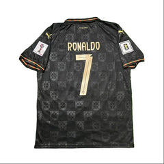 Portugal Black RONALDO 7 Special Edition Jersey 25 26 Season With FIFA WC Badge