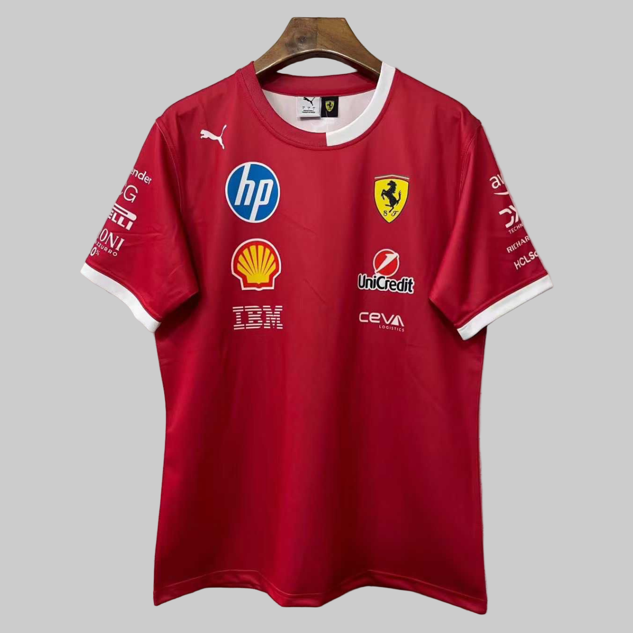 Round neck Scuderia Ferrari HP 2025 Official Team T-Shirt