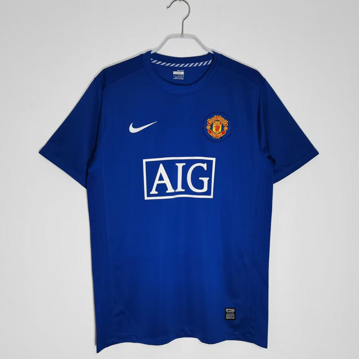 Manchester United 2008 Third Blue Retro Jersey – Red Raven Store