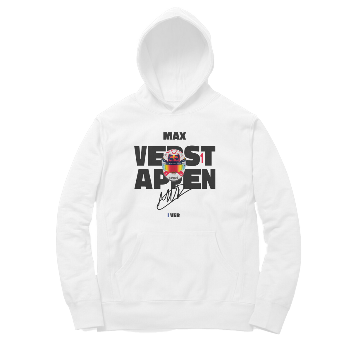 Max Verstappen Helmet Graphic Unisex Hoodie