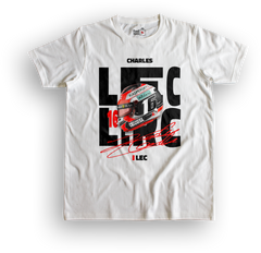 Charles Leclerc Helmet Graphic - Unisex T-Shirt