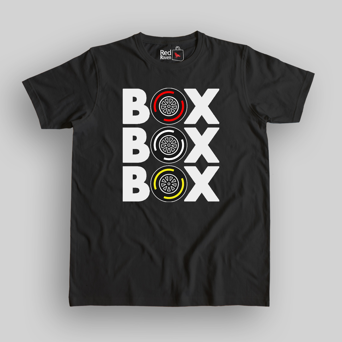 BOX BOX BOX - White version Formula 1 Unisex T-shirt [CLEARANCE SALE]