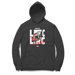 Charles Leclerc Helmet Graphic Unisex Hoodie