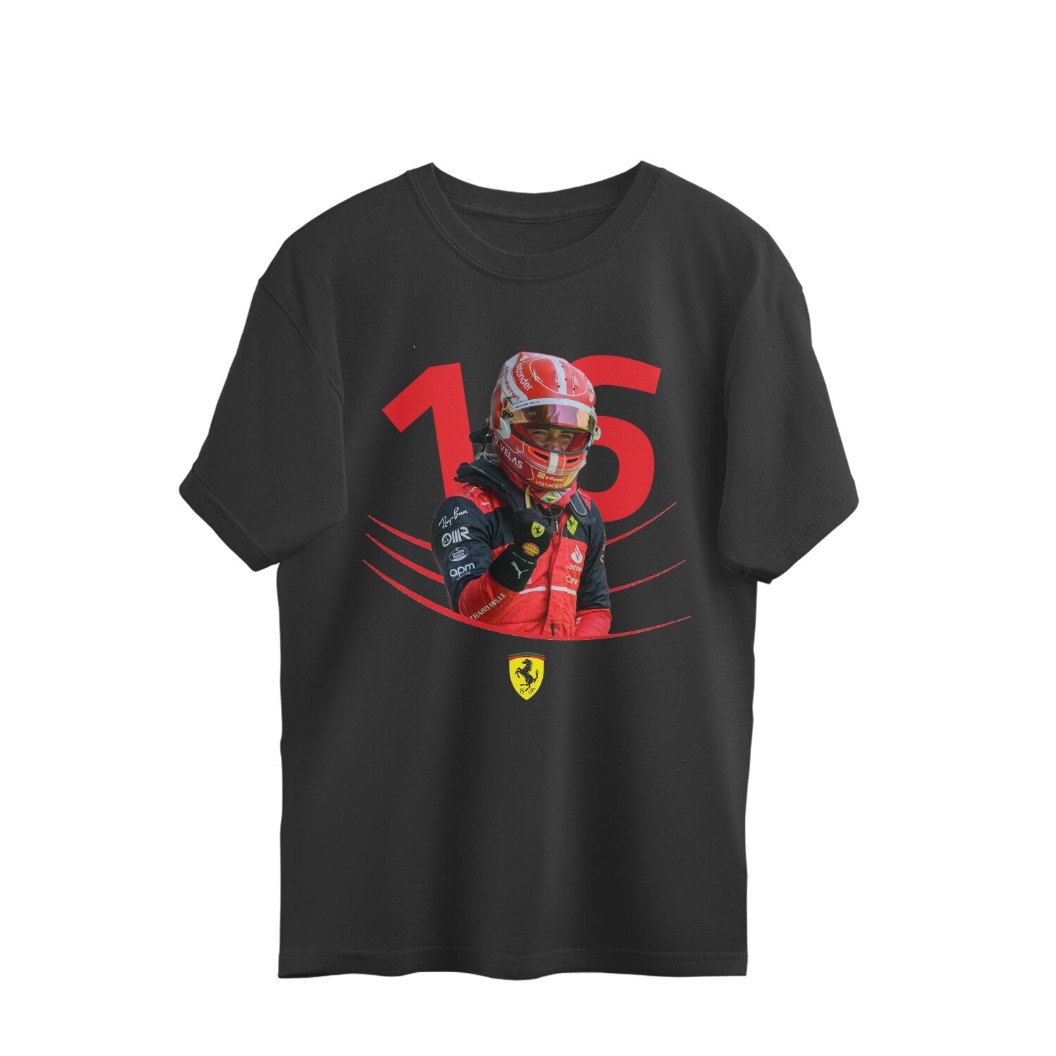 Charles Leclerc Celebration Oversized Tee