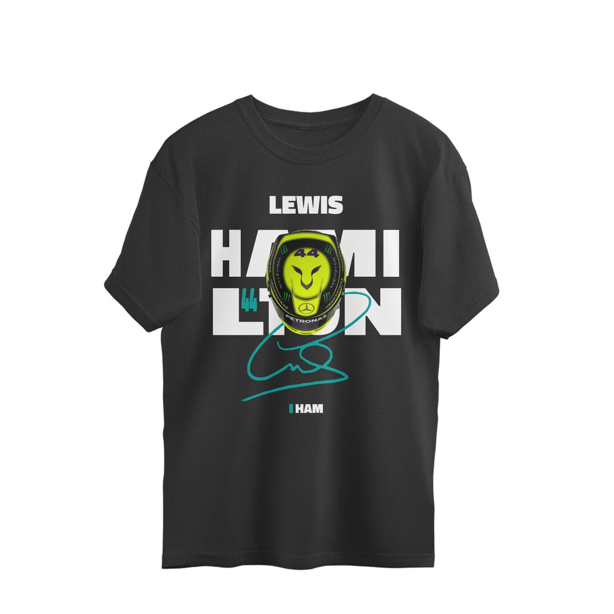 Lewis Hamilton Graphic Helmet Oversized Tee