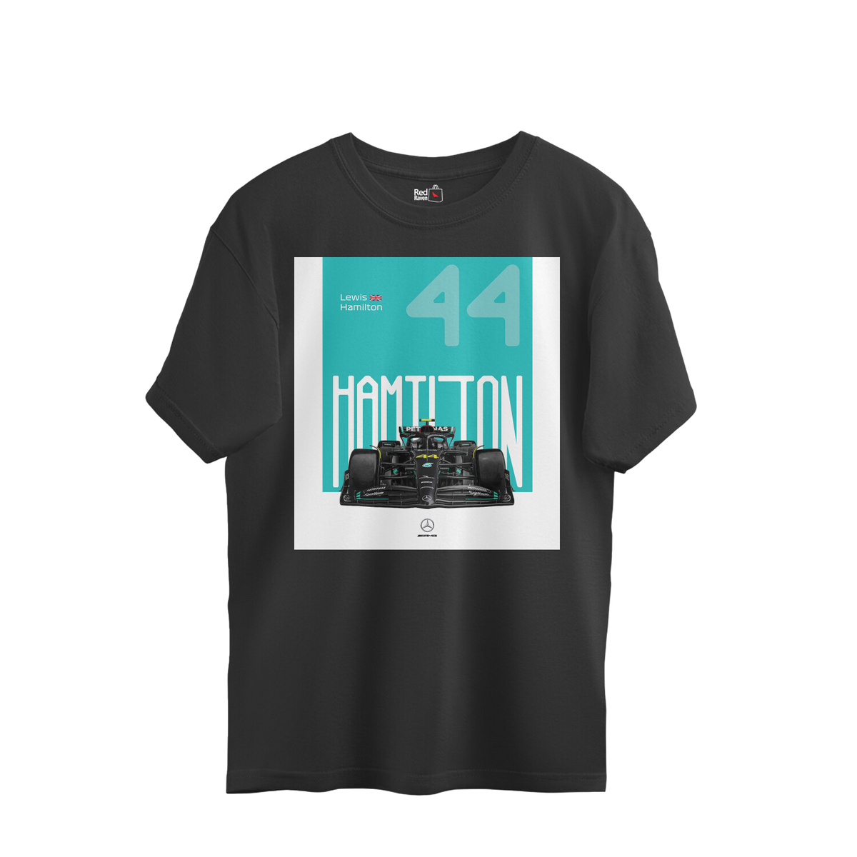 Lewis Hamilton 2023 Car Oversized Tee