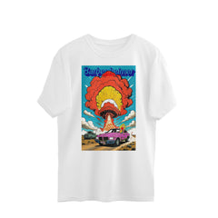 Barbenheimer Retro Art Oversized Tee [CLEARANCE SALE]