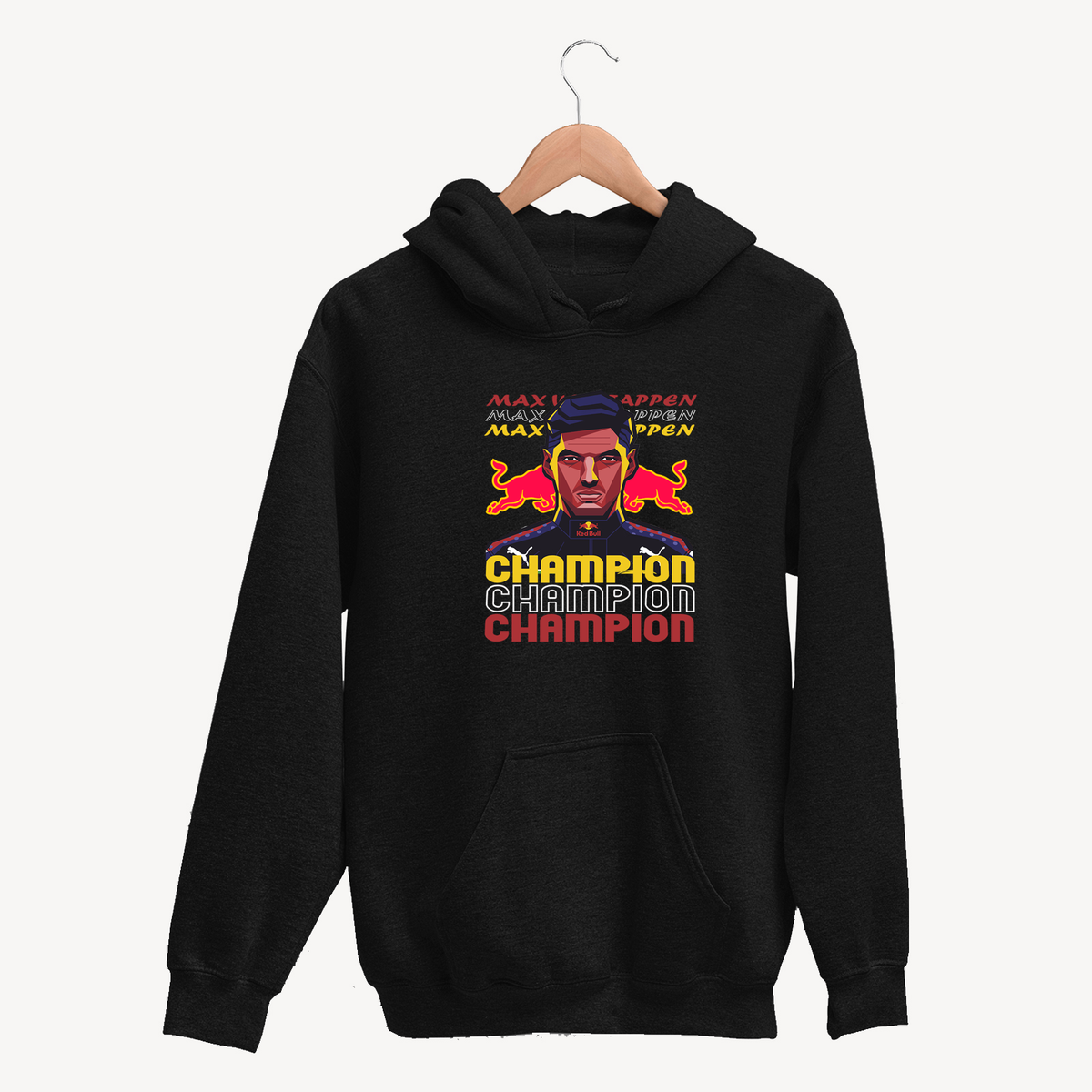 Max Verstappen World Champion Unisex Black Hoodie