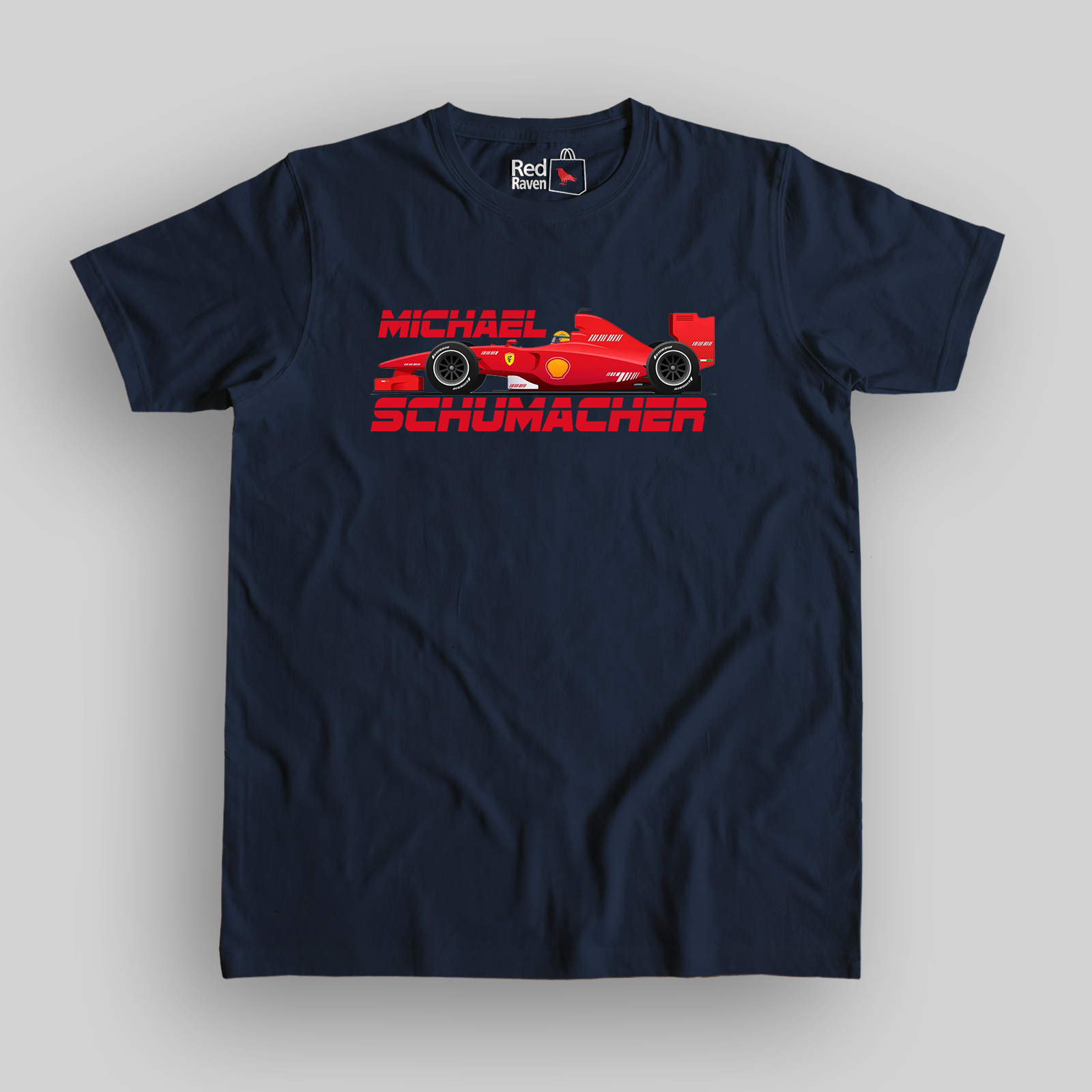 Michael Schumacher Unisex Navy Blue T-shirt