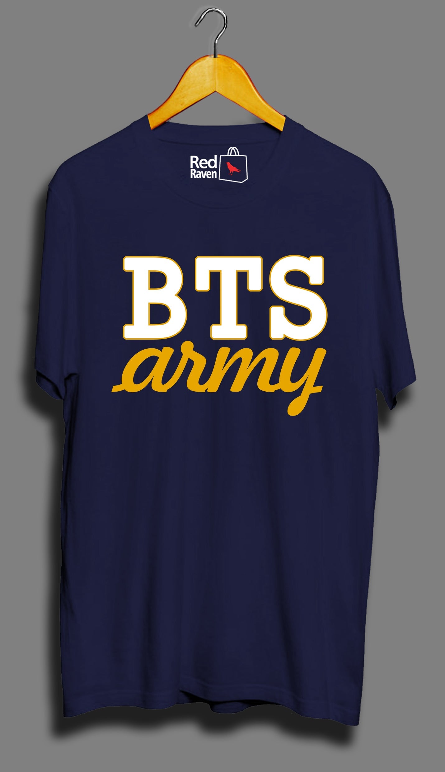 BTS Army Unisex Navy Blue T Shirt