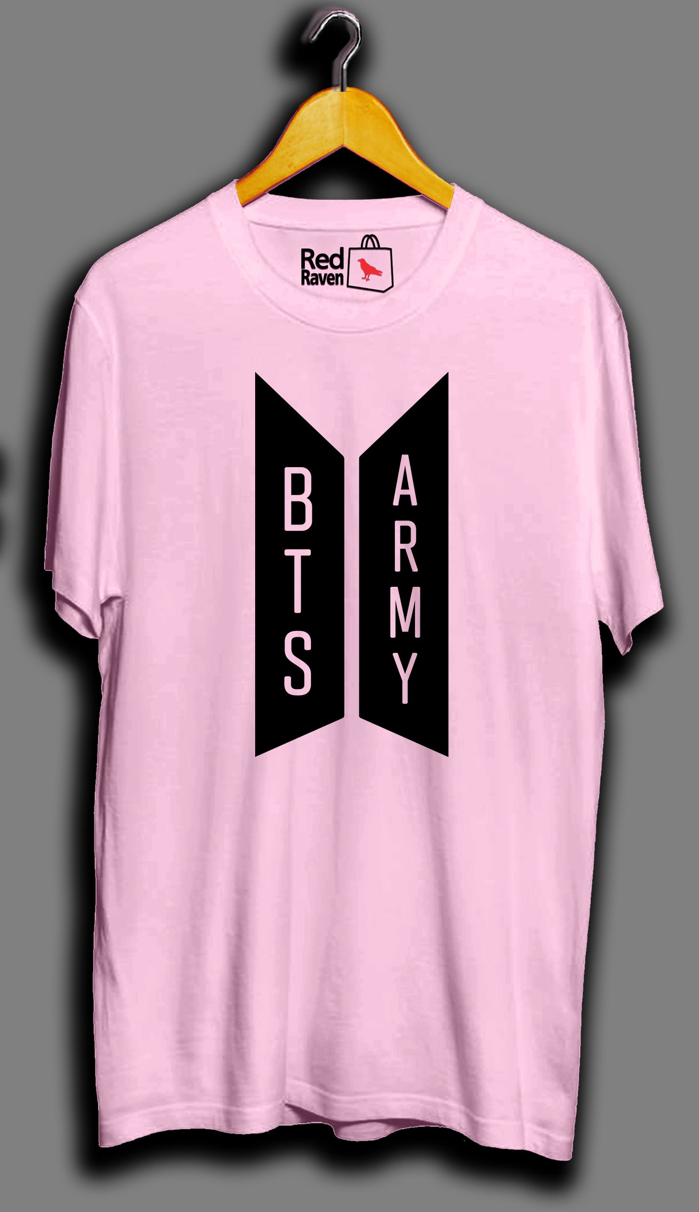 BTS Army Logo Unisex Pink T Shirt