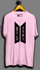 BTS Army Logo Unisex Pink T Shirt