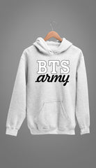 BTS Army Unisex White Hoodie