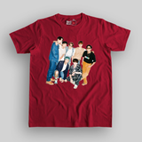 BTS Fam Unisex red T Shirt