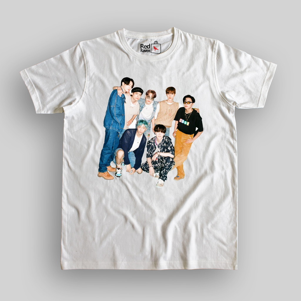 BTS Fam Unisex White T Shirt