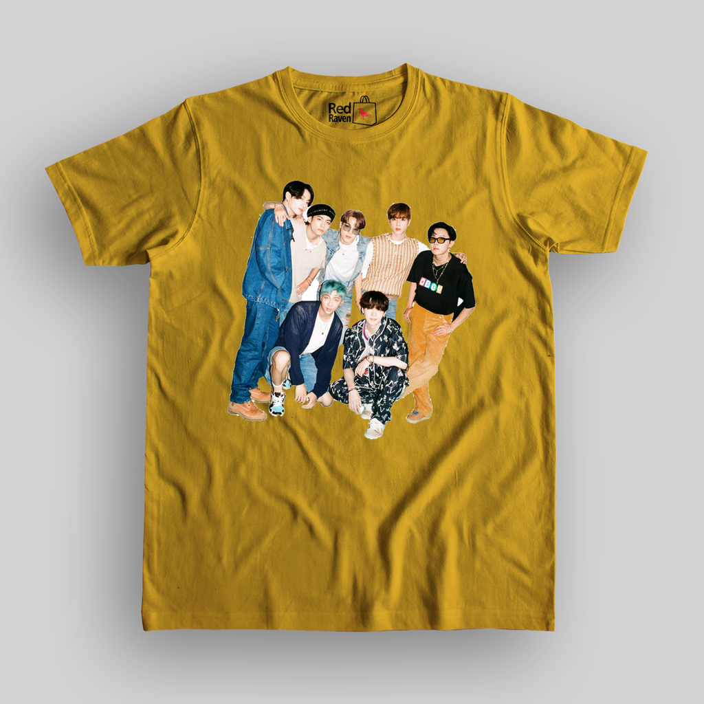 BTS Fam Unisex Yellow T Shirt