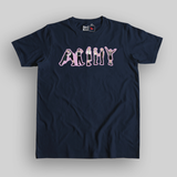 BTS Army Graphic Unisex Navy Blue T-Shirt