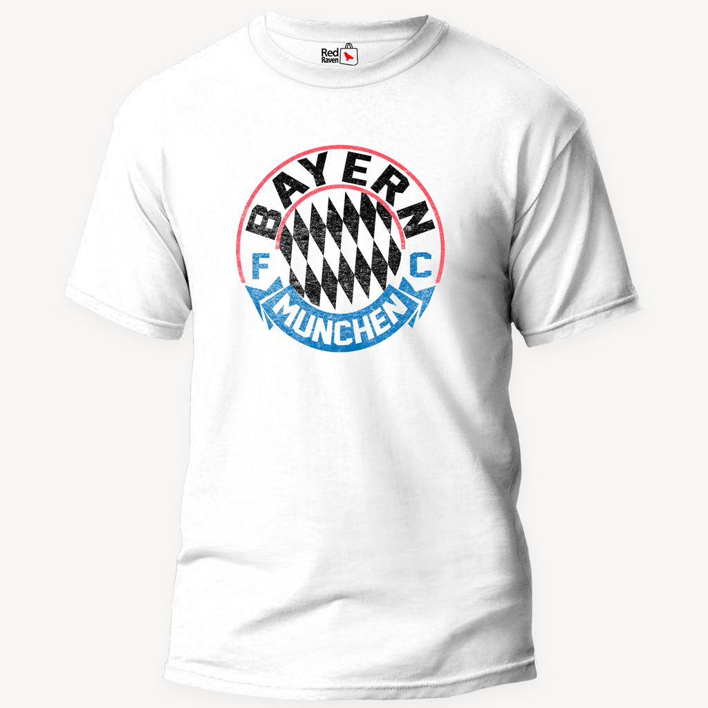 Bayern Munich Logo Faded - Unisex T-Shirt
