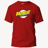 BAZINGA -The Big Bang Theory - Unisex Red T-Shirt