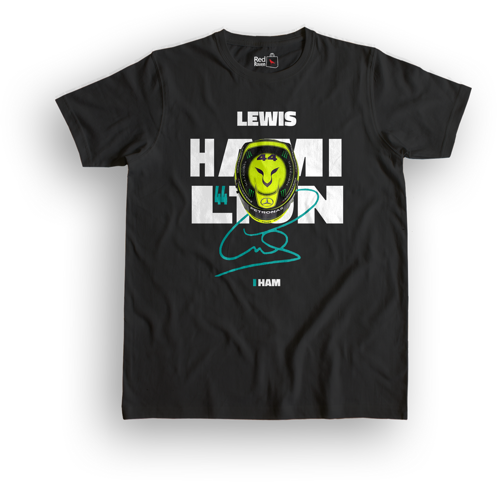 Lewis Hamilton Helmet Graphic - Unisex T-Shirt