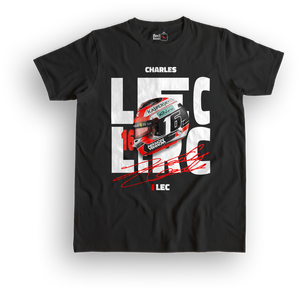 Charles Leclerc Helmet Graphic - Unisex T-Shirt