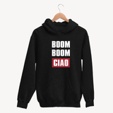 Boom Boom CIAO - Unisex Black Hoodie