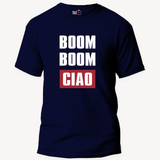 Money Heist Boom Boom CIAO - Unisex Navy Blue T-Shirt