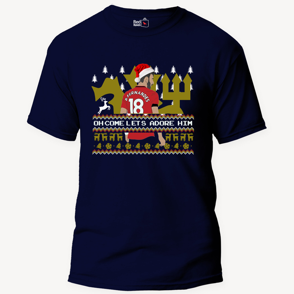 Bruno Fernandes Christmas Edition Football - Unisex T-Shirt