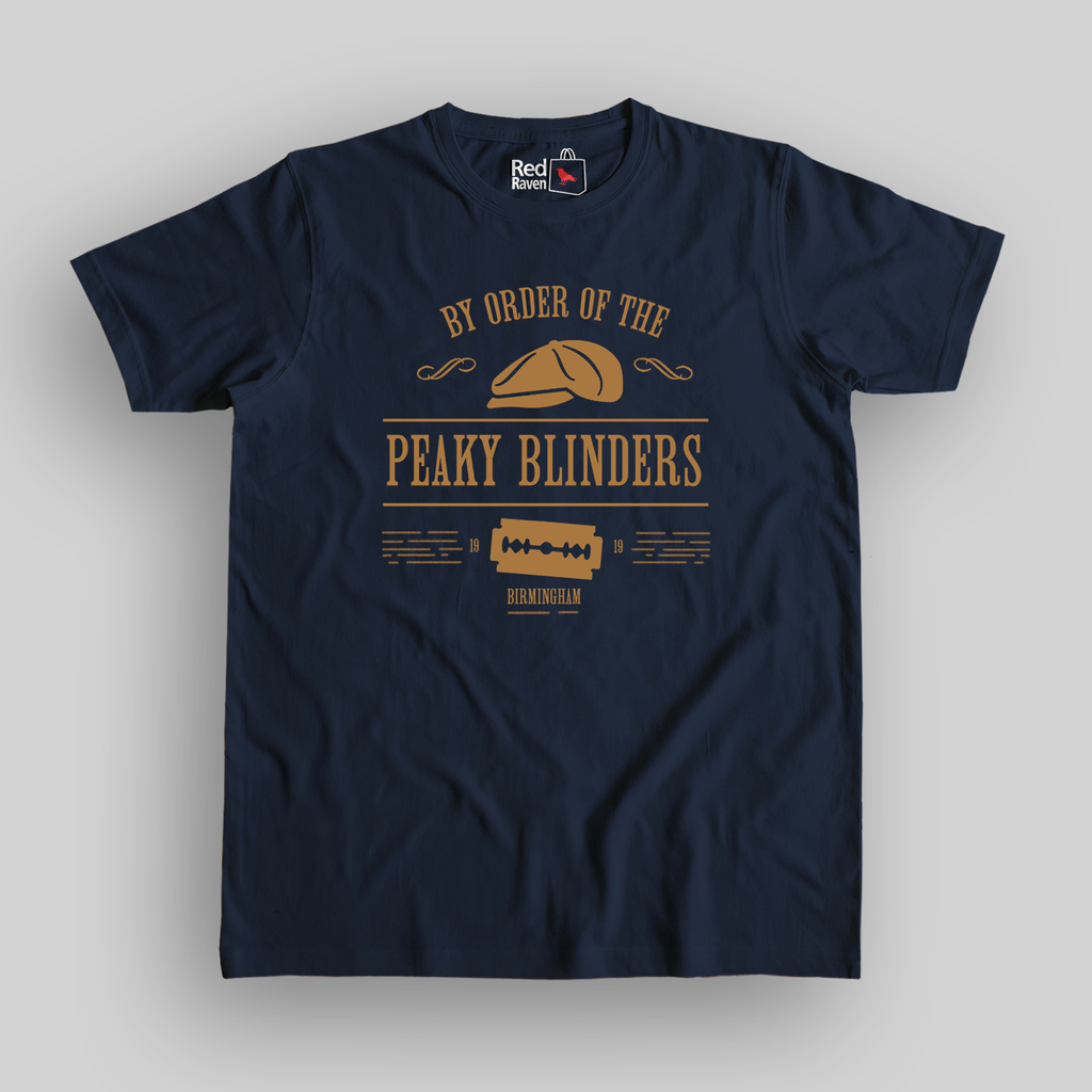 By Order Of The Peaky Blinders Unisex Navy Blue T-Shirt