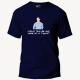 Chandler Bing 'Could This Be Any More Of A T-shirt' - Unisex Navy Blue T-Shirt