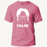 Dwight Schrute False Office Unisex Pink T-Shirt