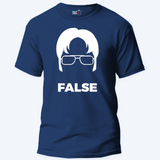 Dwight Schrute False Office Unisex ROyal Blue T-Shirt