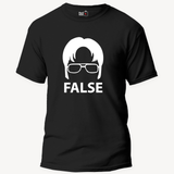 Dwight Schrute False Office Unisex Black T-Shirt