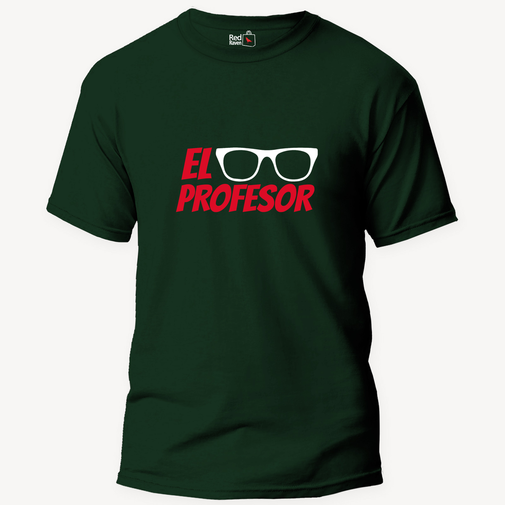 Money Heist El Professor - Unisex Olive Green T-Shirt