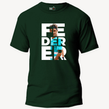 Roger Federer FEDERER Unisex Olive Green T-Shirt