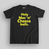 Daniel Ricciardo Holy Mac n Cheese Balls Unisex Black T-Shirt