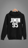 BTS Jimin 95 Unisex Black Hoodie