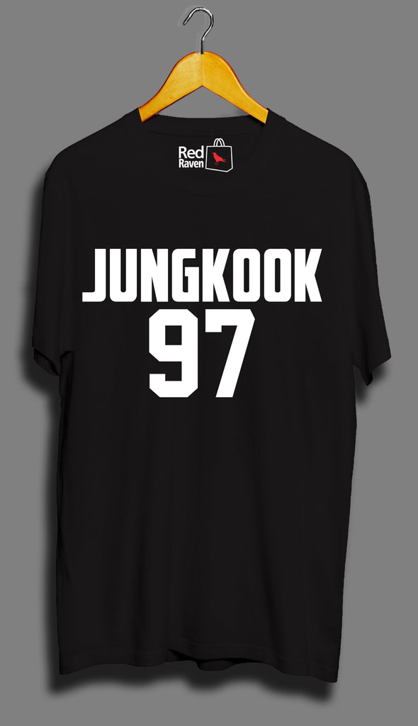 BTS Jungkook 97 Unisex Black T Shirt