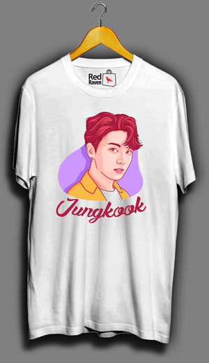 BTS Jungkook Unisex White T Shirt