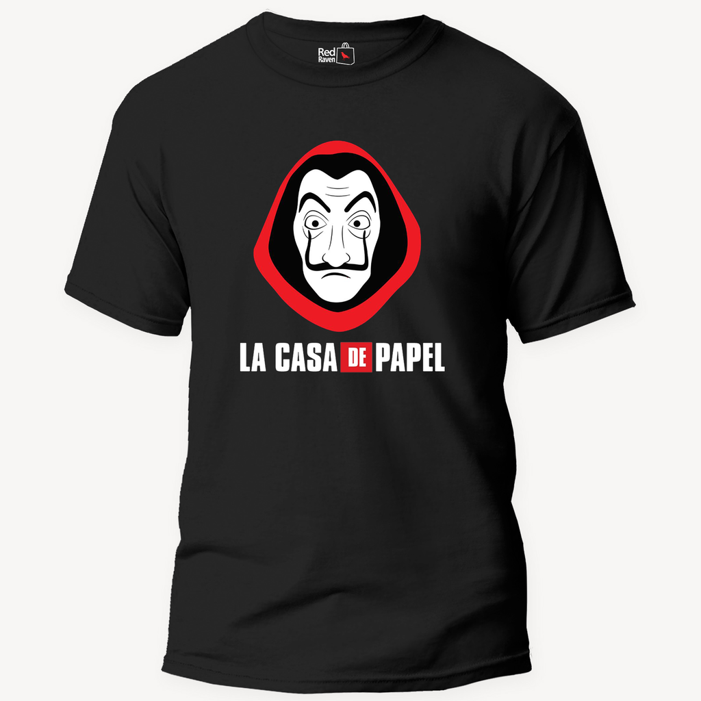 La Casa De Papel - Money Heist - Unisex Black T-Shirt