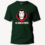 La Casa De Papel - Money Heist - Unisex Olive Green T-Shirt