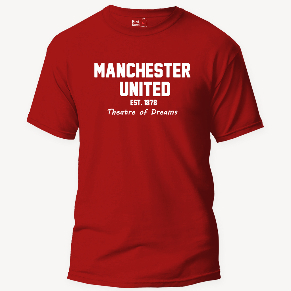 Manchester United EST 1878 Football - Unisex T-Shirt