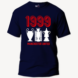 Manchester United 1999 Treble Football - Unisex T-Shirt