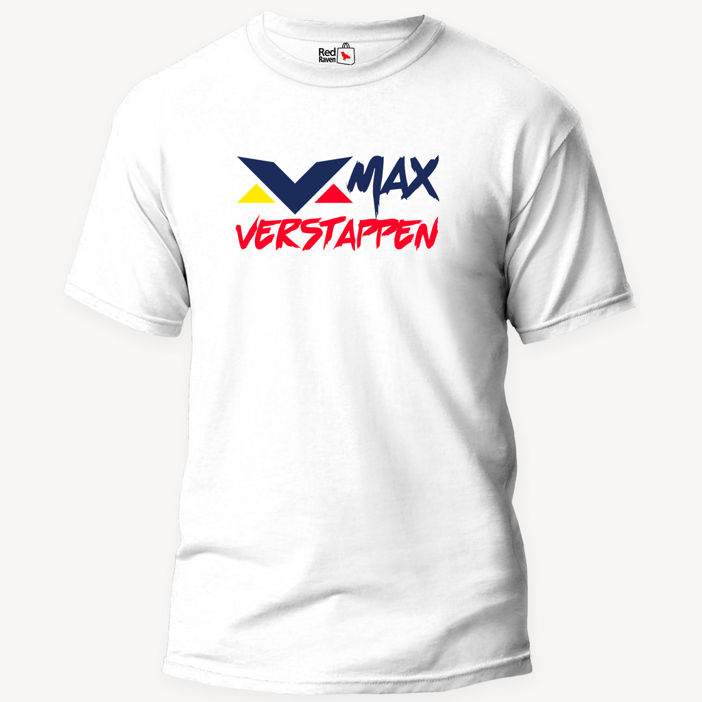 Max Verstappen Unisex White T-Shirt