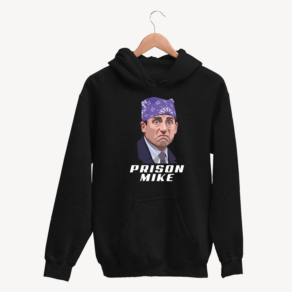 The Office Prison Mike White Unisex Black Hoodie